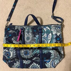 Vera Bradley Navy Floral Tote